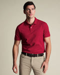 Pique Polo - Red