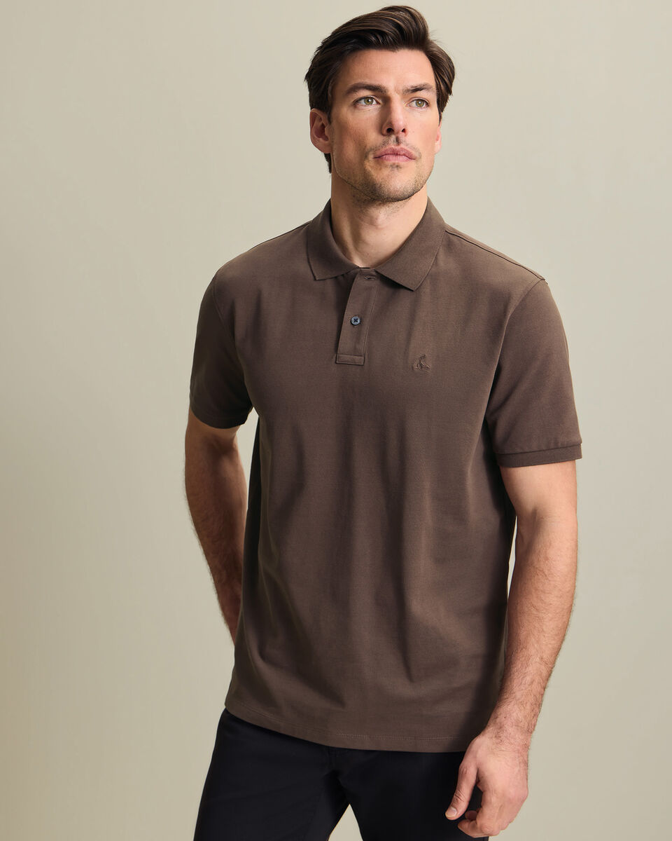 Pique Polo - Brown