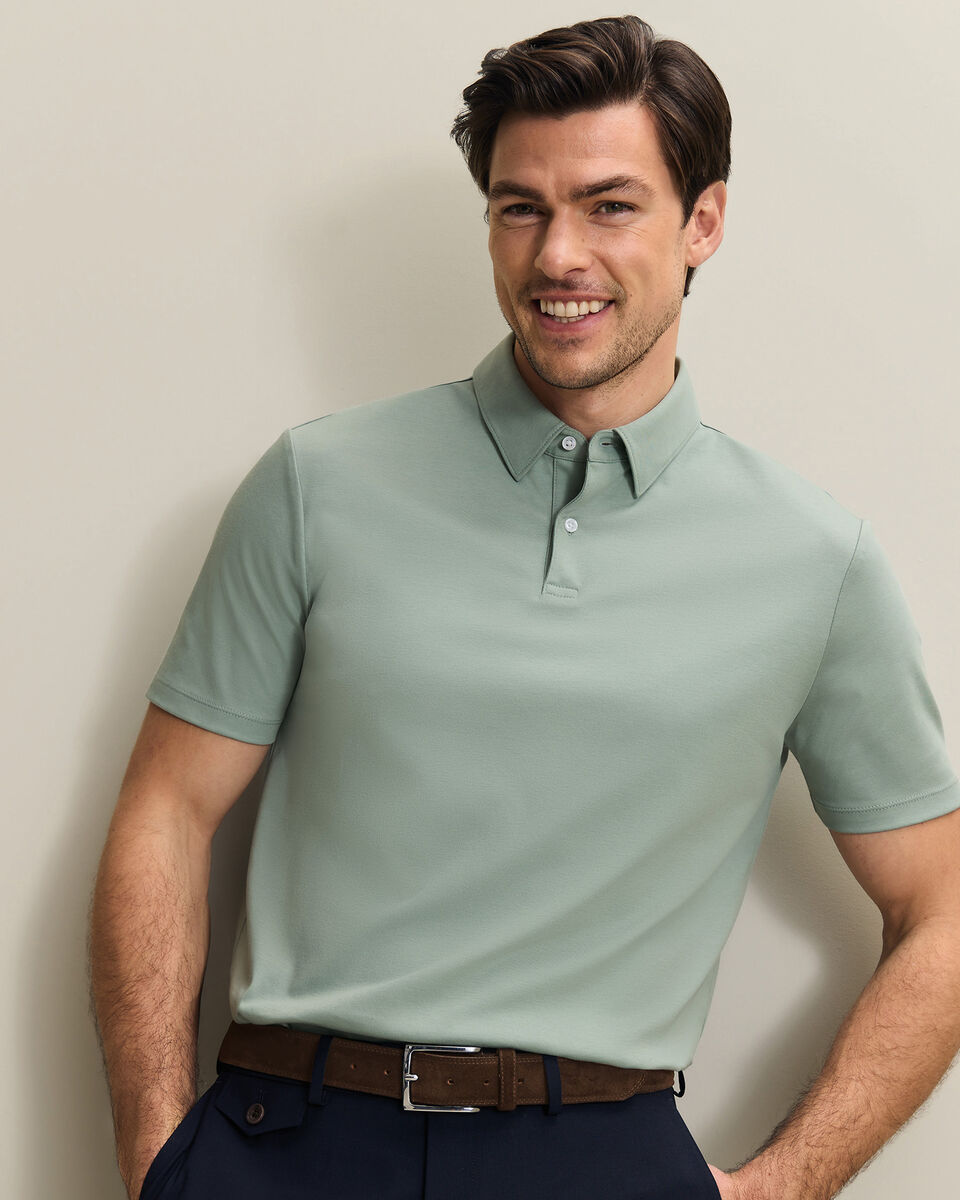 Smart Cotton Polo - Light Green