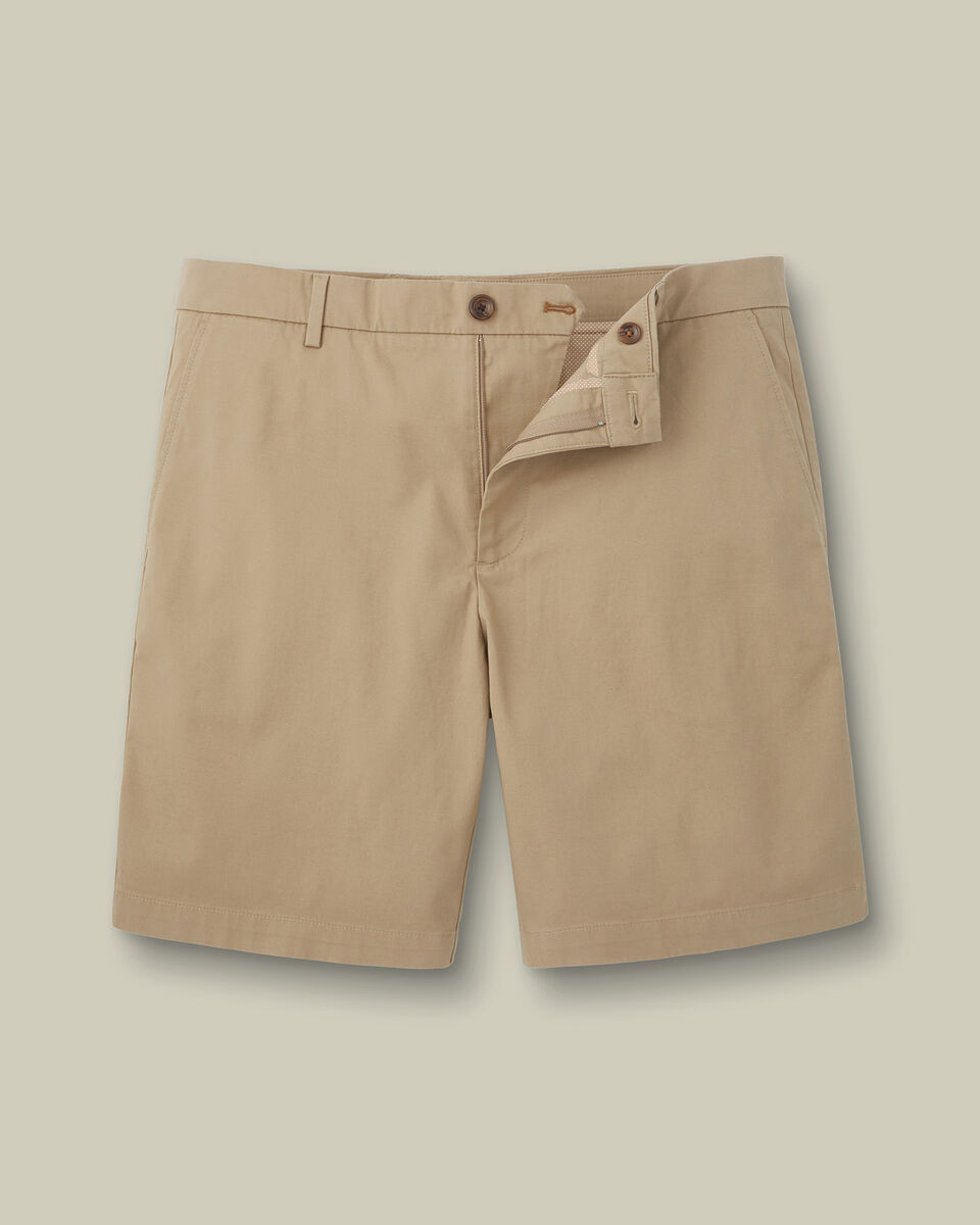 Cotton Shorts - Taupe